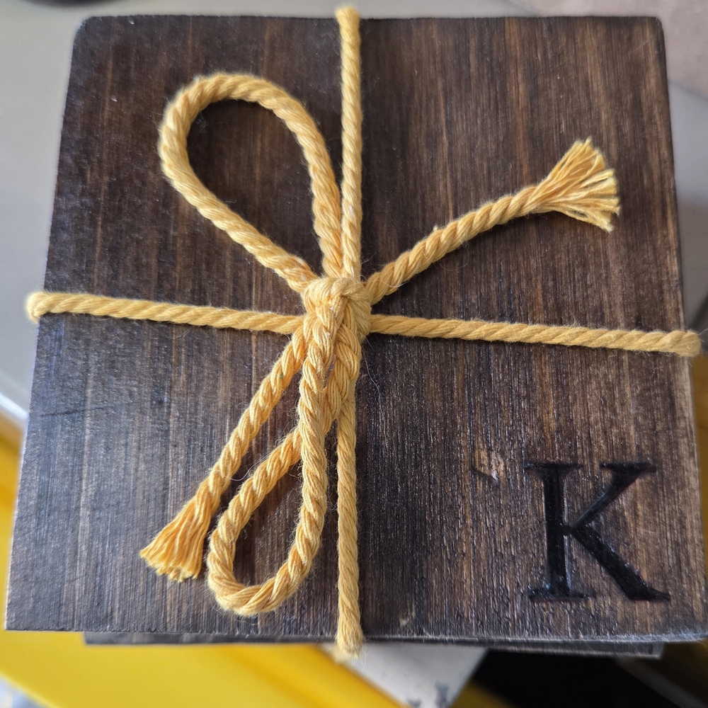 Wooden Coaster Set